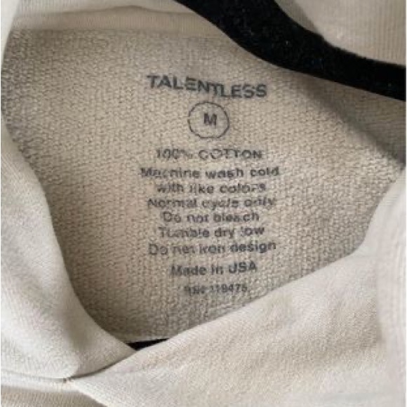 TALENTLESS Heavyweight Circle Logo Hoodie - Picture 3 of 3